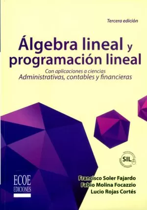 Carátula de Álgebra lineal y programación lineal