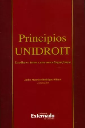 Carátula de Principios de UNIDROIT