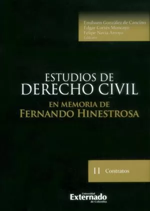 Carátula de Estudios de Derecho Civil en Homenaje a Fernando Hinestrosa