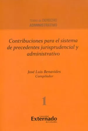 Carátula de Contribuciones para el Sistema de Precedentes Jurisprudencial y Administrativo.