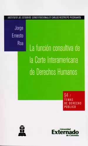 Carátula de La Función Consultiva de la Corte Interamericana de Derechos Humanos