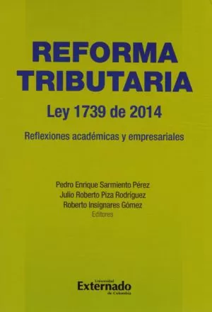 Carátula de Reforma Tributaria. Ley 1739 de 2014