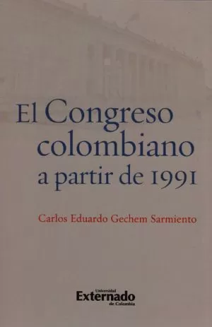 Carátula de El Congreso Colombiano a Partir de 1991