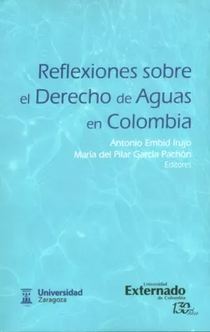 Carátula de Reflexiones sobre el derecho de aguas en Colombia