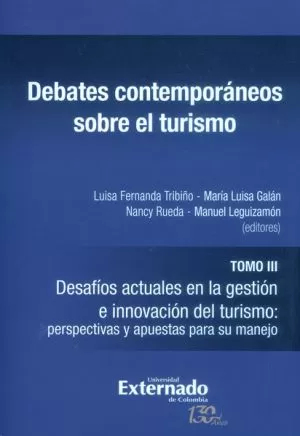 Carátula de Desafios Actuales en la Gestión e Innovación del Turismo: Perspectivas