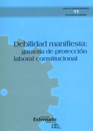 Carátula de Debilidad Manifiesta: Garantia de Protección Laboral Constitucional