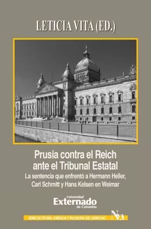 Carátula de Prusia contra Reich ante el Tribunal Estatal