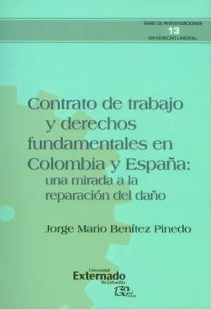 Carátula de Contrato de Trabajo y Derechos Fundamentales en Colombia y España