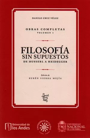 Carátula de Filosofía sin supuestos