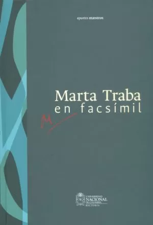 Carátula de Marta Traba en facsímil