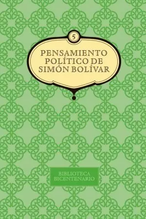 Carátula de Pensamiento político de Simón Bolívar