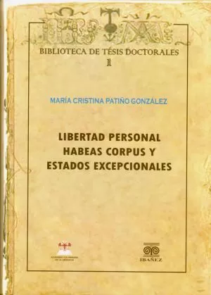 Carátula de Libertad Personal Habeas Corpus Y Estados Excepcionales