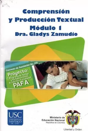 Carátula de Comprensión y Producción Textual. Módulo 1
