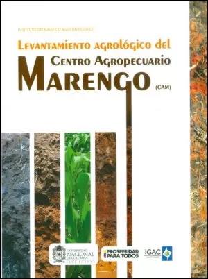 Carátula de Levantamiento Agrológico del Centro Agropecuario Marengo