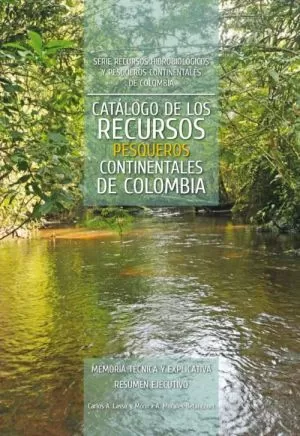 Carátula de Catálogo de los recursos pesqueros continentales de Colombia
