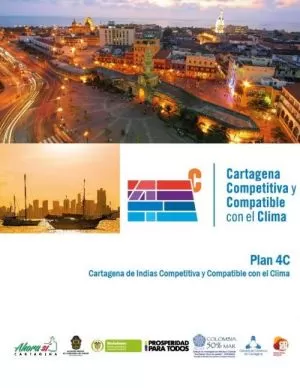 Carátula de Plan 4C Cartagena de Indias competitiva y compatible con el clima