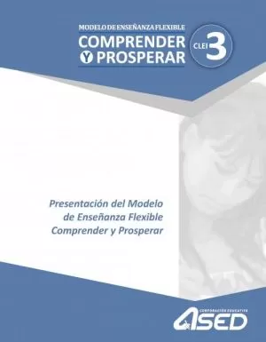 Carátula de Presentación del Modelo de enseñanza flexible Comprender y Prosperar