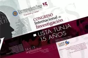 Carátula de Congreso Internacional de Investigación USTA 15 años