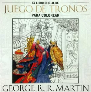 Carátula de El libro oficial de juego de tronos para colorear