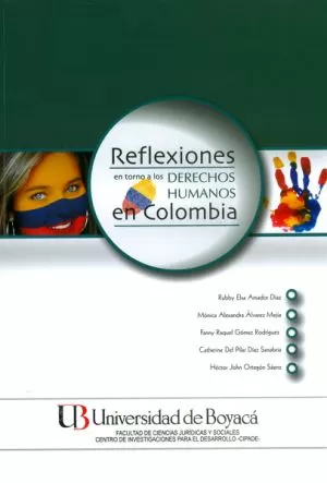 Carátula de Reflexiones en torno a los Derechos Humanos en Colombia