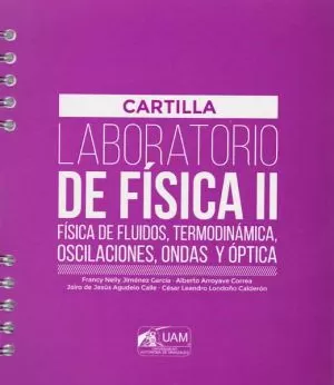 Carátula de Laboratorio de física II, Cartilla