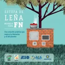 Carátula de Estufa de leña modelo tipo FN