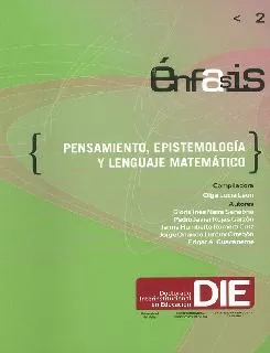 Carátula de Pensamiento, epistemología y lenguaje matemático