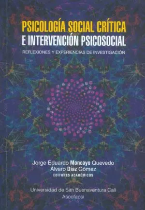 Carátula de Psicología social crítica e intervención psicosocial
