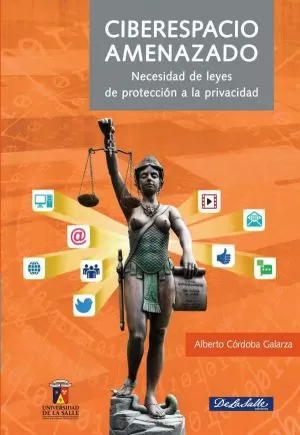 Carátula de Ciberespacio amenazado. Necesidad de leyes de protección a la privacidad