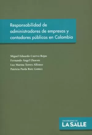 Carátula de Responsabilidad de administradores de empresas y contadores públicos en Colombia