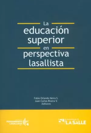 Carátula de La educación superior en perspectiva lasallista