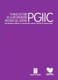 Carátula de Plan de Gestión de la Intervención Integral del Centro