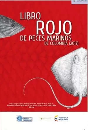 Carátula de Libro rojo de peces marinos de Colombia (2017)