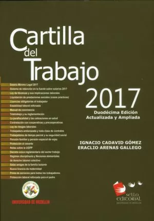 Carátula de Cartilla del trabajo