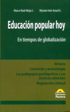 Carátula de Educación popular hoy
