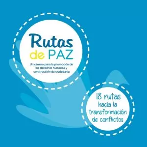 Carátula de 18 Rutas hacia la transformación de conflictos