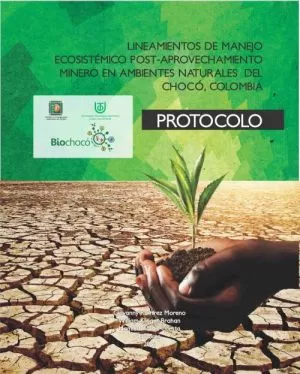 Carátula de Lineamientos de manejo ecosistemico post-aprovechamiento minero en ambientes naturales del Chocó ,Colombia - Protocolo