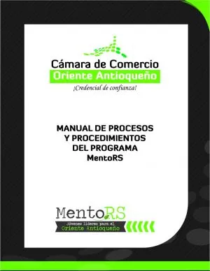 Carátula de Manual de Procesos y Procedimientos del Programa Mentors