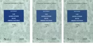 Carátula de Las leyes civiles en su orden natural