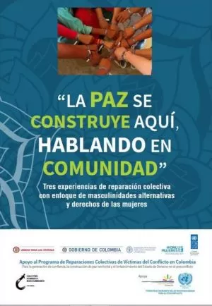 Carátula de La Paz se Construye Aquí, Hablando en Comunidad