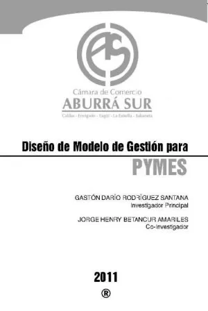 Carátula de Diseño de Modelo de Gestión para PYMES