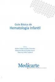 Carátula de Guía Básica de Hematología Infantil