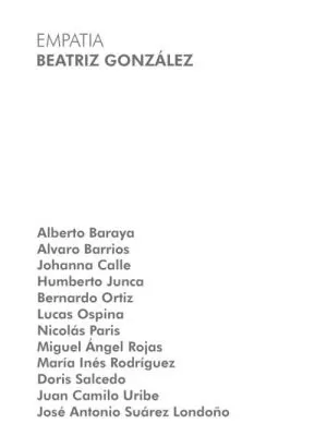 Carátula de Empatía, Beatriz González