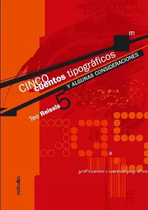 Carátula de Cinco cuentos tipográficos y algunas consideraciones