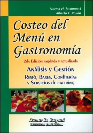 Carátula de Costeo de menú en gastronomía