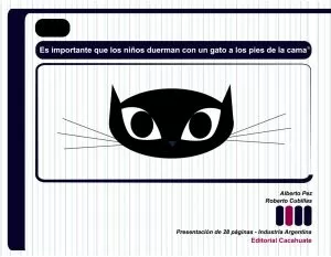 Carátula de Es importante que los niños duerman con un gato a los pies de la cama