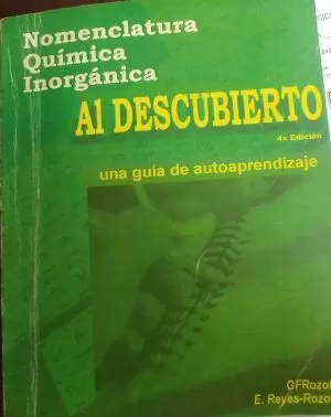 Carátula de Nomenclatura Química Inorgánica Al Descubierto