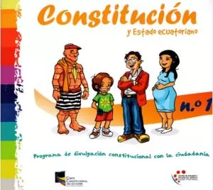 Carátula de Constitución y Estado Ecuatoriano