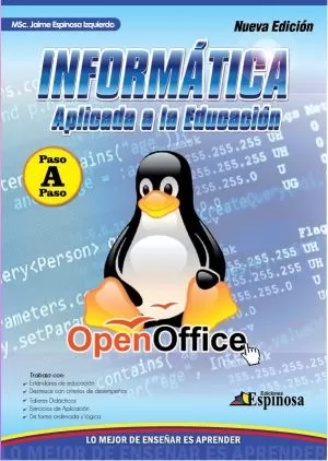 Carátula de Informática Aplicada a la Educación en Open Office