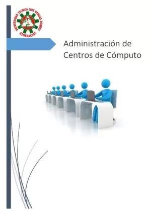 Carátula de Administración de centros de cómputo